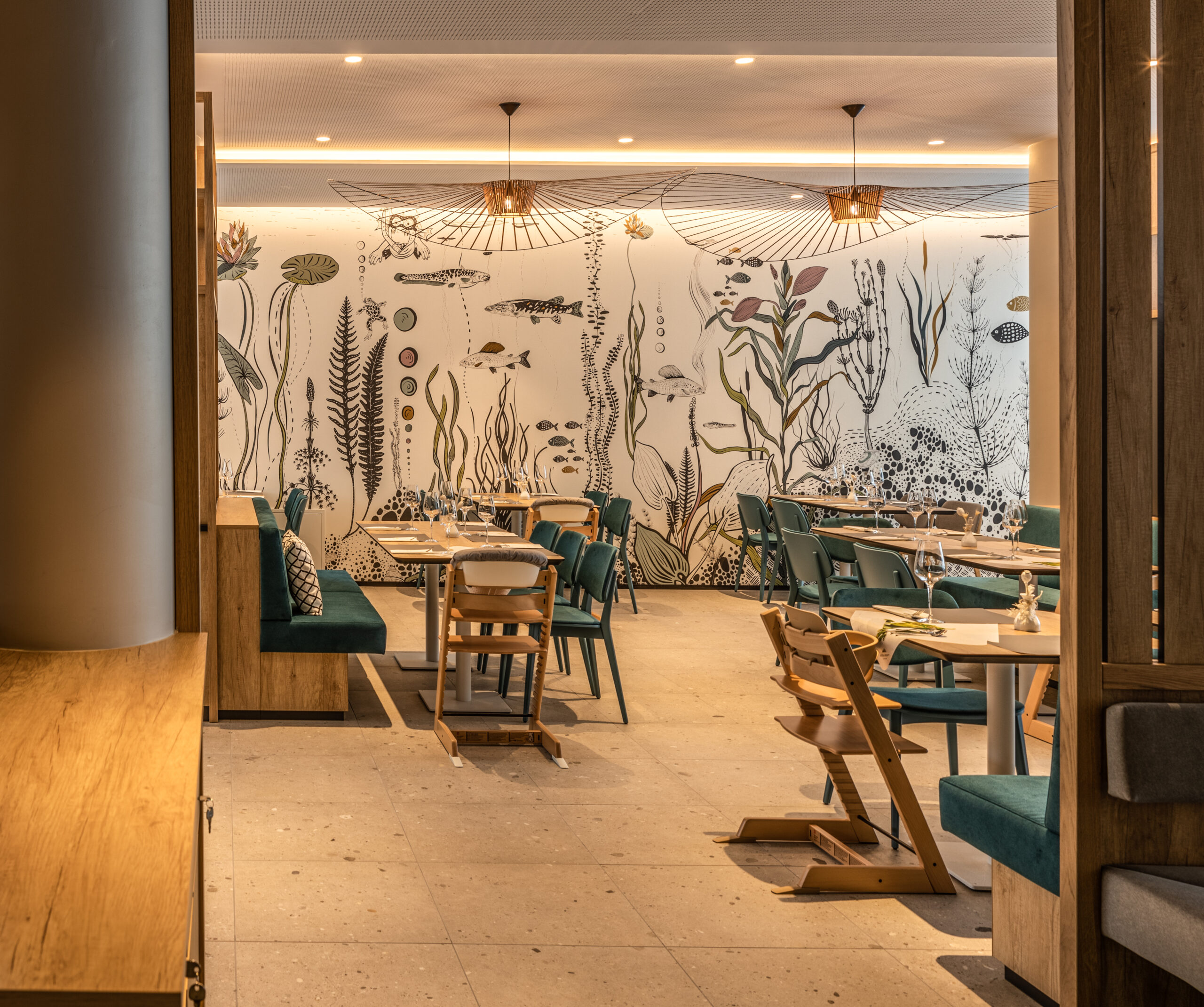 Blick ins Restaurant im Elldus Resort